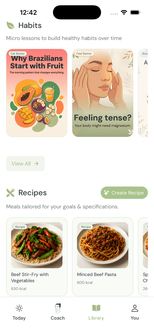 Build healthier habits, one step at a time